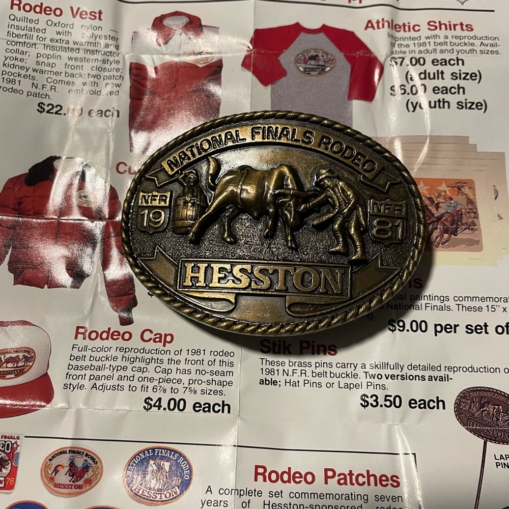 Hesston Rodeo Belt Buckle